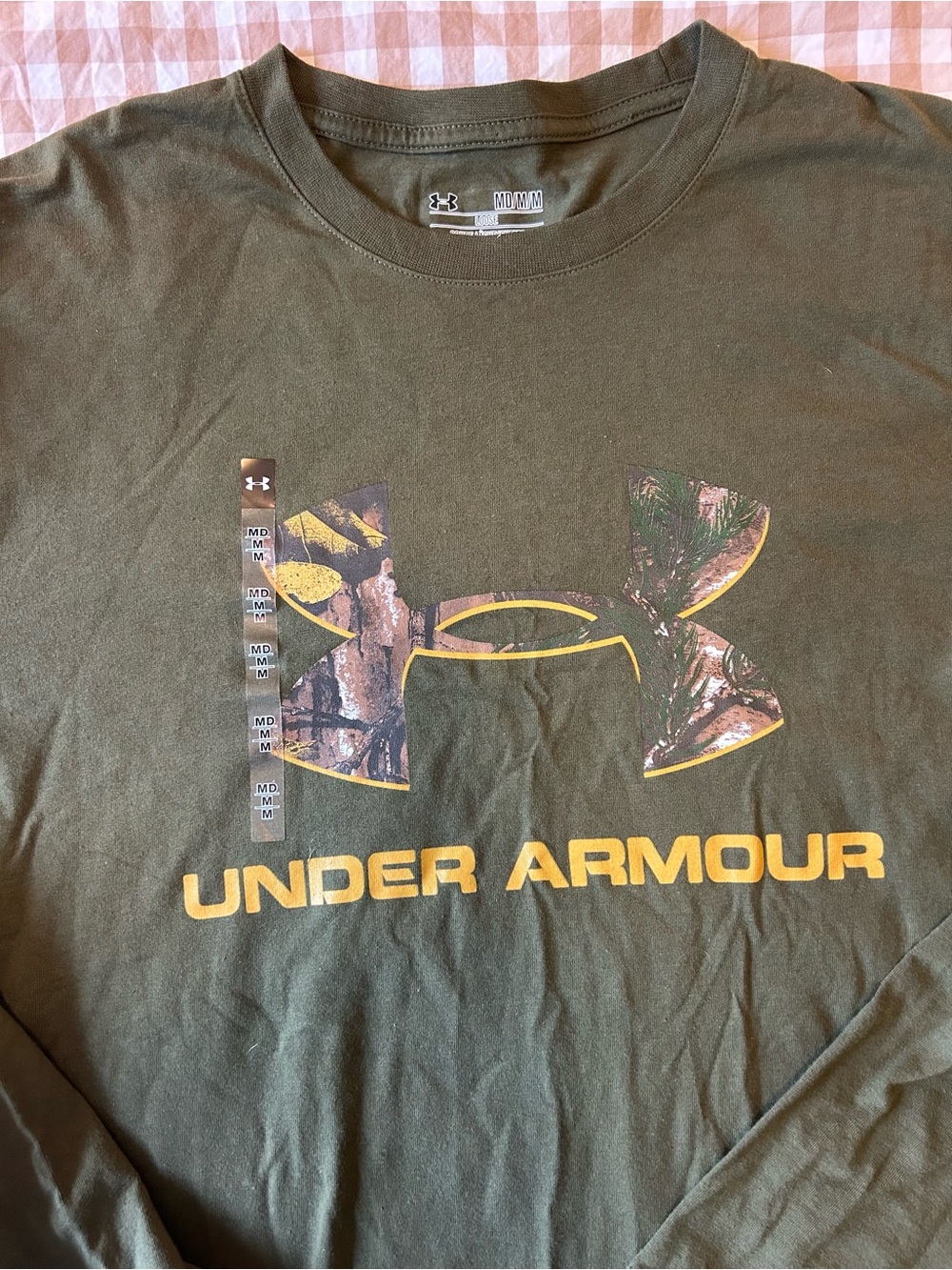Under Armour Men’s Olive Green Logo Graphic T-Shirt NWT